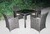 ΕΠΙΠΛΑ ΚΗΠΟΥ WICKER RATTAN SET 5TEM ΚΑΦΕ ΣΚΟΥΡΟ WRT-450 OEM