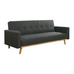 CARLOS Καναπές - Κρεβάτι- Ύφασμα Σκούρο Γκρι 200x94x83