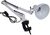 MT-800 Φωτιστικό Γραφείου με Σπαστό Βραχίονα Desk Lamp σε Ασημί Χρώμα