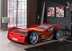ΠΑΙΔΙΚΟ ΚΡΕΒΑΤΙ ΑΥΤΟΚΙΝΗΤΟ THUNDER RACING CAR ΟΕΜ