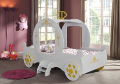 ΠΑΙΔΙΚΟ ΚΡΕΒΑΤΙ PRINCESS WHITE ΟΕΜ