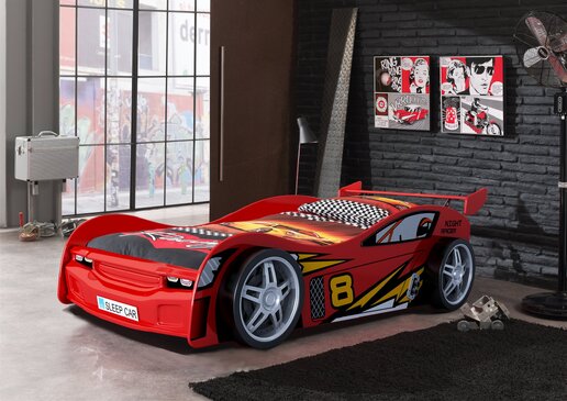 ΠΑΙΔΙΚΟ ΚΡΕΒΑΤΙ ΑΥΤΟΚΙΝΗΤΟ THUNDER RACING CAR ΟΕΜ