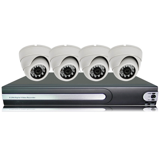 Σετ 4 κάμερες ΕΝΣΥΡΜΑΤΕΣ DVR ΜΕ ΚΑΤΑΓΡΑΦΙΚΟ H.264 ΟΕΜ