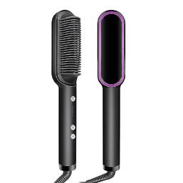 Hair Straightener Ηλεκτρική Βούρτσα Μαλλιών 45W Black HQT-909B-1