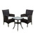 ΕΠΙΠΛΑ ΚΗΠΟΥ WICKER RATTAN ΚΑΦΕ SET 3 ΤΕΜ R-70 OEM
