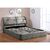 VALIANT Κρεβάτι με Αποθηκευτικό Χώρο για Στρώμα 160x 200cm - Ύφασμα Nabuk Σκούρο Γκρι