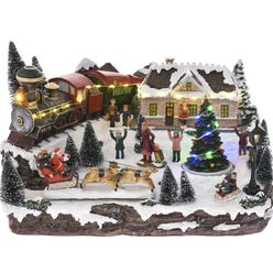 ΧΡΙΣΤΟΥΓΕΝΝΙΑΤΙΚΟ ΧΩΡΙΟ ΜΕ ΚΙΝΗΣΗ ΚΑΙ ΜΟΥΣΙΚΗ 36Χ28Χ23ΕΚ ΡΕΥΜΑΤΟΣ ILIADIS